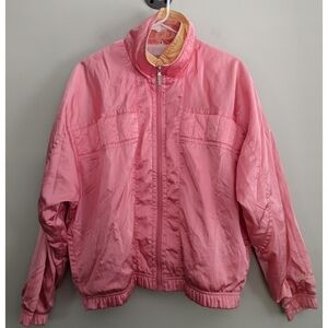 Vintage 80's Head Sportswear Barbie Pink Nylon Windbreaker Medium